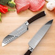 Homgeek Messerset 2-teilg Santokumesser und K&uuml;chenmesser aus deutschem Messerstahl 27,99 &euro;