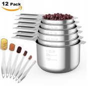homgeek Tassen & Messl&ouml;ffel mit Me&szlig;lineal im 12er Set f&uuml;r 18,89 &euro;&nbsp;statt 26,99 &euro;&nbsp;