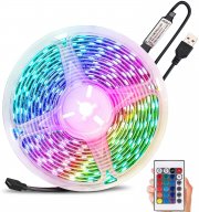 HomKiang 5m USB LED Streifen mit IR Fernbedienung