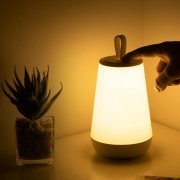 Homvos ST117 Outdoor LED Akku Tischlampe mit Touch Funktion und Farbwechsel