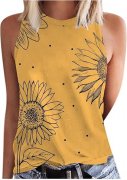 HOOUDO Damen Sommerbluse/Tank Top Dunkelblau f&uuml;r 7,99&euro;