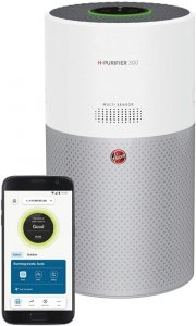 Hoover H-PURIFIER 300 Luftreiniger mit HEPA-13 Filter, Luftmesser mit CO-Warnsystem und App