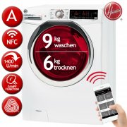 HOOVER H3DSQ496TAMCE-84 Waschtrockner EEK:A Waschen 9kg / Trocknen 6kg