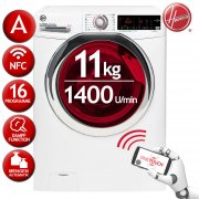 Hoover H3WS411TAMCE/1-S Frontlader Waschmaschine 11 kg mit ActiveSteam Dampf-Funktion