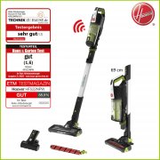 Hoover HF522NPW 2-in-1 Akkustaubsauger mit motorisierter LED-Bodend&uuml;se