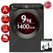 Hoover HWP49AMBCR/1-S Frontlader Waschmaschine 9kg mit Dampffunktion