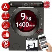 Hoover HWPDQ49AMBCR/1-S Frontlader Waschmaschine EEK A 9kg 0-1400 U/min