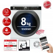Hoover NDPEH8A2TCBEXS-S W&auml;rmepumpentrockner 8kg 2ML