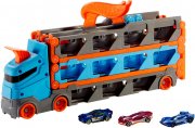 Hot Wheels 2-in-1 Rennbahn-Transporter zur Aufbewahrung inkl. 3 Fahrzeuge