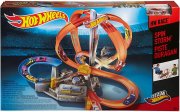 Hot Wheels CDL45 Action MEGA Crash Superbahn, Trackset mit Loopings und Kurven
