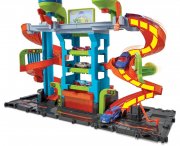 Hot Wheels City Mega Turm-Autowaschanlage mit Farbwechsel-Effekt