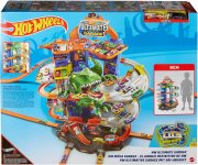 Hot Wheels GJL14 - City Robo-T-Rex MEGAcity Parkgarage mit T-Rex Angriff