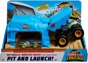 Hot Wheels GKY03 -Monster Truck Starter Set mit Team Shark Wreak Monster Truck