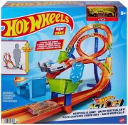 Hot Wheels HMB15 - Trackset Rennstrecke mit 8er-Kurve f&uuml;r Stunt- und Rennaction