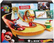Hot Wheels Mario Bros Dschungel-K&ouml;nigreich Rennstrecke inkl. Mario Die-Cast-Spielzeugauto