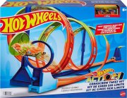 HOTWHEELS Looping-Twister Set - Trackset mit dreifachem Korkenzieher-Looping und Aufbewahrungsbox