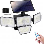 Houssem LED Solarlampen mit Bewegungsmelder inkl. Fernbedienung
