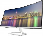 HP 34f Curved Display 86 cm (34 Zoll) LED Curved UWQHD Monitor IPS-Panel AMD FreeSync