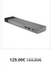 HP Elite Thunderbolt 3 Dockingstation, 90W nur heute 129,00