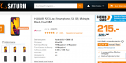 HUAWEI P20 Lite, Smartphone, Midnight Black, Dual SIM f&uuml;r nur 215,- &euro; bei Saturn versandkostenfrei