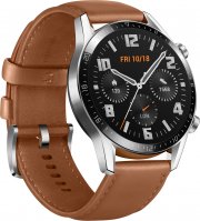 HUAWEI Watch GT 2 Classic 46mm braun Bluetooth Smartwatch f&uuml;r Android