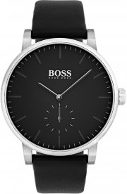 Hugo Boss 1513500 Herren Quarz Uhr mit Leder-Armband 