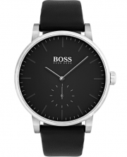 Hugo Boss 1513500 Herren Quarz Uhr mit Lederarmband
