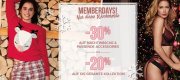 Hunkem&ouml;ller: Member Days &ndash; 20% Rabatt auf ALLES + 30% Rabatt auf Nachtw&auml;sche