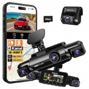 HUPEJOS 4-Kanal 360&deg; Dashcam mit Sprachsteuerung & GPS f&uuml;r nur 104,48&euro;
