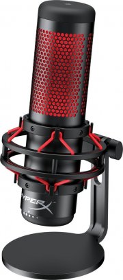 HyperX HX-MICQC-BK QuadCast Mikrofon mit umfangreichen Funktionen f&uuml;r Streamer Gamer