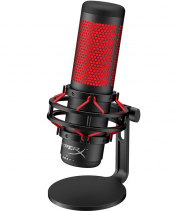 HyperX QuadCast Standalone Mikrofon mit umfangreichen Funktionen f&uuml;r Streamer Gamer