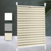 i@HOME Plissee-Rollo mit Klemmfix ohne Bohren 40x100cm