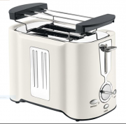  IDEENWELT Doppelschlitz-Toaster im Retrolook aus der Werbung mit Br&ouml;tchenaufsatz!
