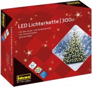 Idena 30441 LED Lichterkette in warmwei&szlig; mit Timer Funktion ca. 37,9 m lang f&uuml;r Innen und Au&szlig;en