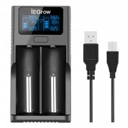 iEGrow LCD Akku Ladeger&auml;t Ladestation