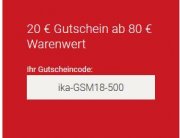 ikarus &ndash; 2 Gutscheine &agrave; &euro; 20 &ndash; MBW &euro; 80