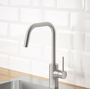 Ikea Mischbatterie &Auml;LMAREN f&uuml;r Eure K&uuml;che, stahlfarben jetzt 20,- &euro; g&uuml;nstiger als bisher!
