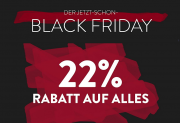 Im Black Friday Sale 22% Rabatt auf ALLES im Mirapodo Shop