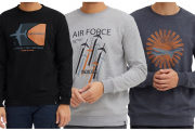 INDICODE IDForz Herren Baumwoll Rundhals Sweater mit gro&szlig;em Frontprint in 3 Farben