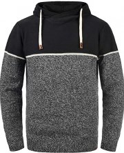 Indicode Lynde Herren Strickpullover mit Kapuze in 4 Farben