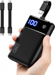 INIU 10000mAh Powerbank mit Touch-LED-Display