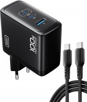INIU 100W GaN 3-Port USB Schnellladeger&auml;t mit USB C Kabel