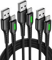 INIU 3er Pack USB C 3.1A Ladekabel f&uuml;r Schnellladung