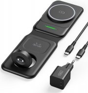 INIU Magsafe 3 in 1 Induktive Ladestation f&uuml;r Apple Watch, iPhone und Airpods
