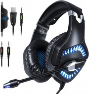 INSMART Over Ear Gaming Headset f&uuml;r PS5, PS4, Switch, Xbox, PC, 3DS, Laptop