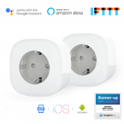 Intelligente WLAN Steckdose mit Energie&uuml;berwachung 2 Pack f&uuml;r nur 20,99&euro; statt 29,99&euro;
