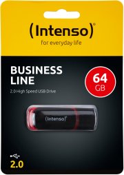 Intenso Business Line Schwarz-Rot 64GB Speicherstick