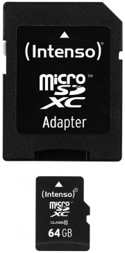 Intenso Micro SDXC Karte 64GB f&uuml;r 14&euro; statt 16.99&euro;