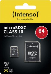 Intenso microSDXC Class 10 64GB (3413490) 