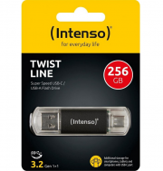Intenso Twist Line 256 GB Dual USB-Stick